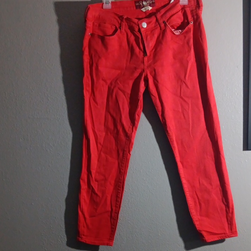 Lucky Brand Cherry Red Jeans Size 10/30